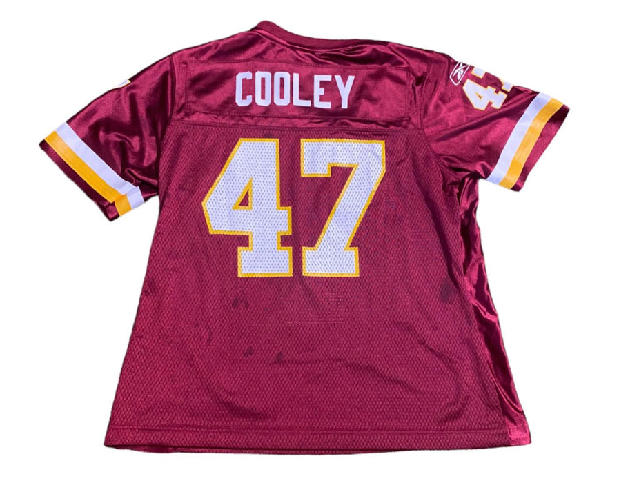 Washington Redskins NFL Women's Reebok Cooley #47 Jersey Burgundy (Size: M)