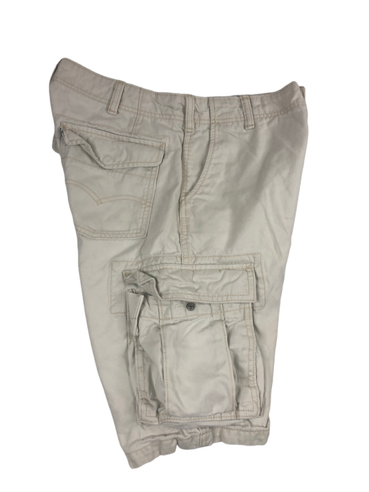 Levi's Heavy Cotton 6 Pocket Cargo Shorts Beige Men's (Size: 30)