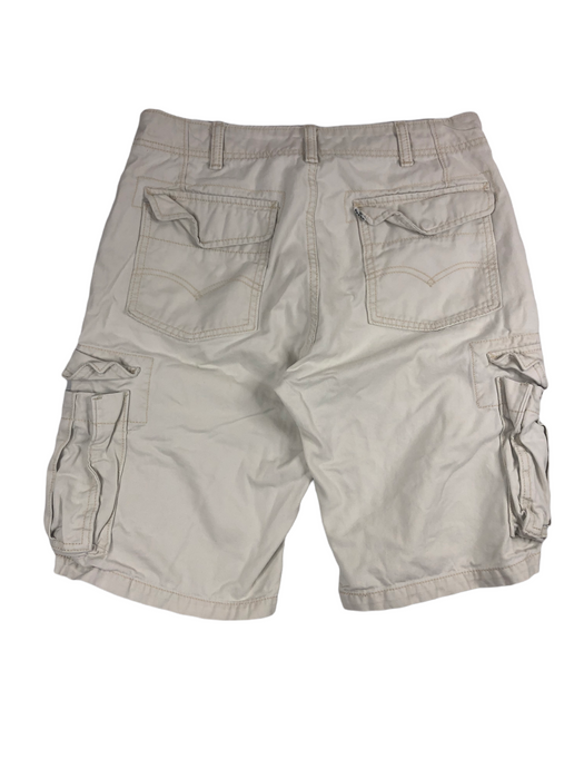 Levi's Heavy Cotton 6 Pocket Cargo Shorts Beige Men's (Size: 30)