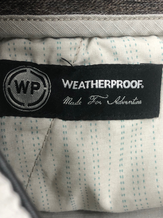 Weatherproof Rip-Stop Khaki Flex Waistband Beige Men's (Size: 40)