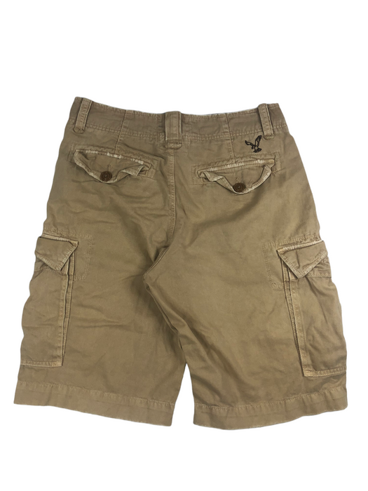 American Eagle Vintage Heavy Cotton Cargo Shorts Beige Men's (Size: 30)