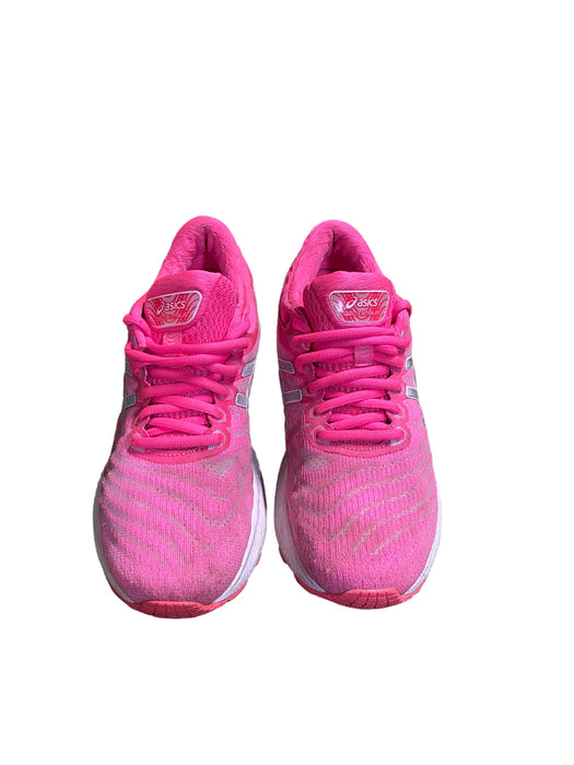 Asics Gel-Nimbus 22 Pink White Running Shoes Women's (Size: 8) 1012A587