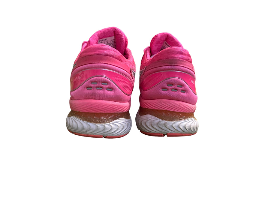 Asics Gel-Nimbus 22 Pink White Running Shoes Women's (Size: 8) 1012A587