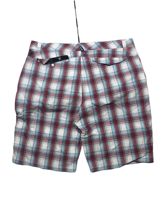 Hurley H20 Dri Breathe Plaid Walk Shorts Red/Blue (Size: 36)