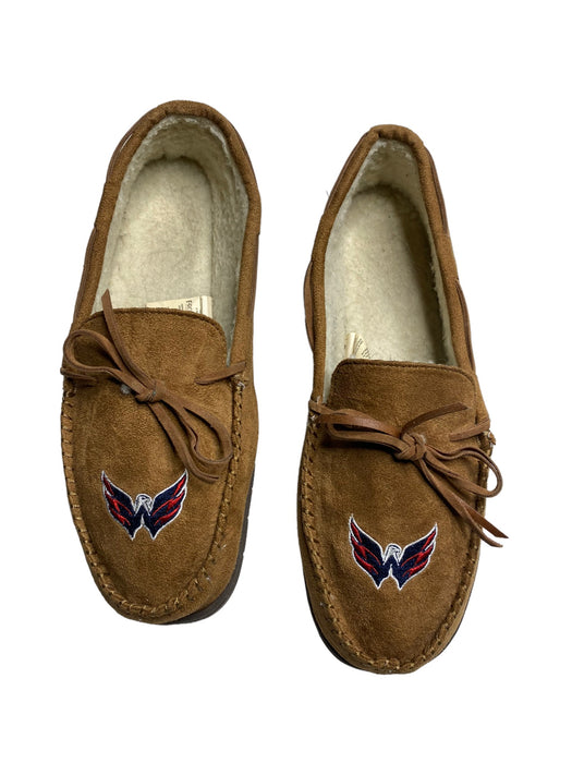 NHL Washington Capitals Forever Fur Lined House Shoes Men's (Size: M) New!!