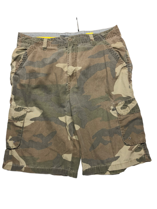 Praia Light Weight Woodlawn Camo Cargo Shorts Green Men's (Size: 34)