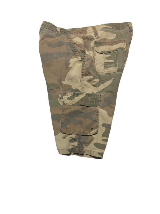 Praia Light Weight Woodlawn Camo Cargo Shorts Green Men's (Size: 34)