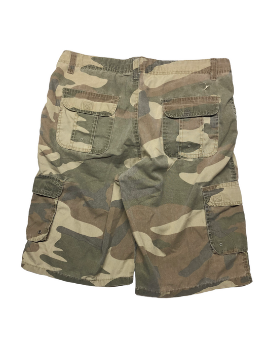 Praia Light Weight Woodlawn Camo Cargo Shorts Green Men's (Size: 34)