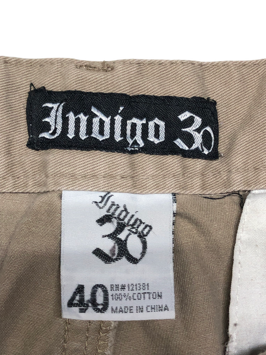 Indigo 30 6 Pocket Cargo Shorts Beige Men's (Size: 40)