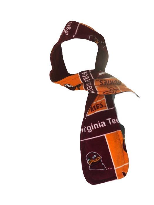 Virginia Tech Hookies Fleece Bunny Scarf Hat Unisex (One Size Fits Most)