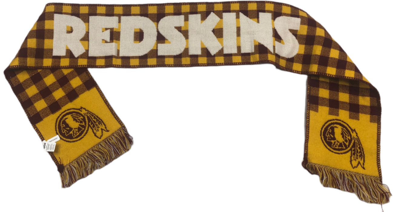 Washington Redskins FOCO Embroidered Checker Scarf Unisex (One Size Fits All)