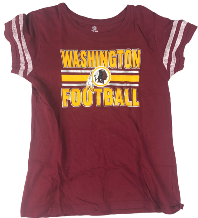 Washington Redskins NFL Team T-Shirt Red Youth (Size: XL)