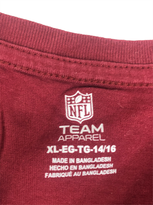 Washington Redskins NFL Team T-Shirt Red Youth (Size: XL)