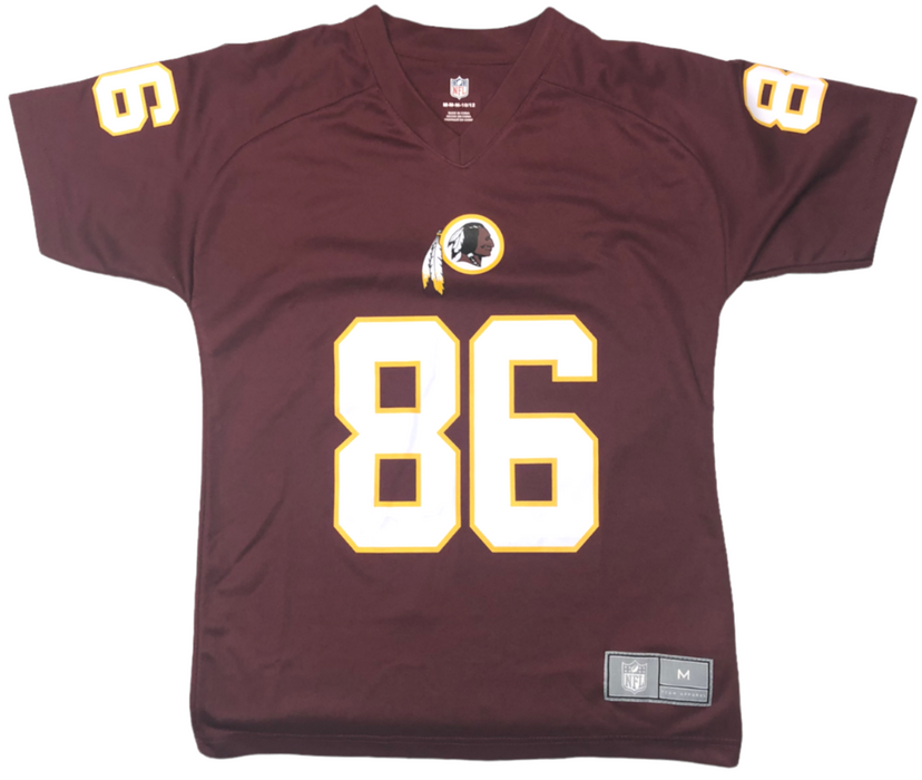 Washington Redskins NFL #86 Reed Jersey Red Youth (Size: M)