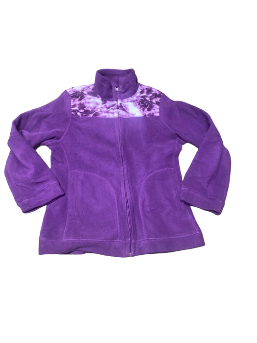 Daisey's Women's Full Zip Fleece Jacket Purple (Size: Medium)