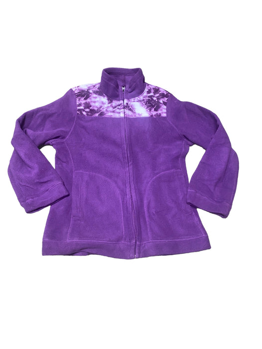 Daisey's Women's Full Zip Fleece Jacket Purple (Size: Medium)