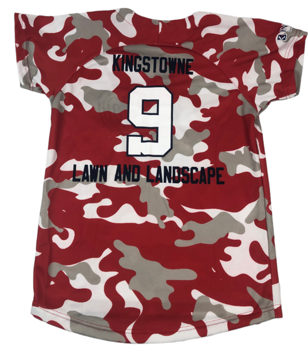 Washington Nationals Inova #9 Kingstowne Camouflage Jersey Youth (Size: L)