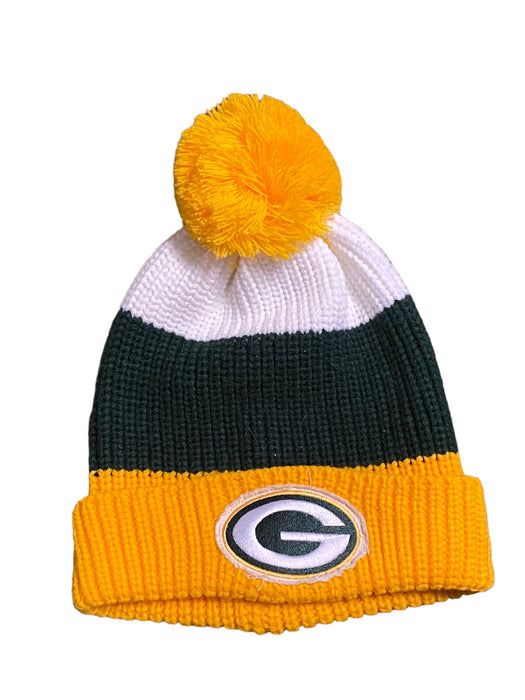 Green Bay NFL Team Apparel Beanie (Youth Size: One Size Fit Most)