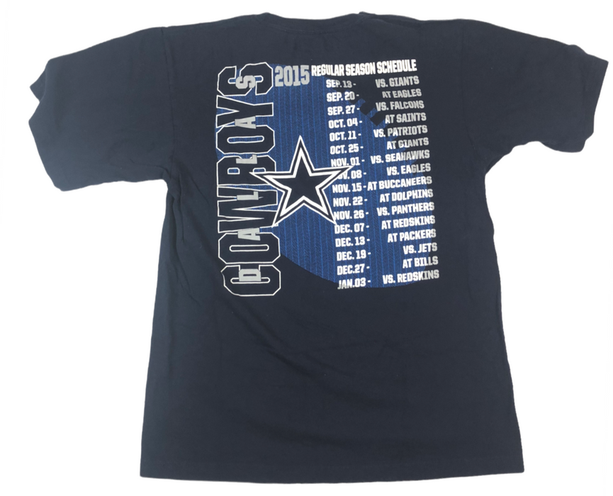 Dallas Cowboys Authentics 2015 Regular Season T-Shirt Blue Men's (Size: M)