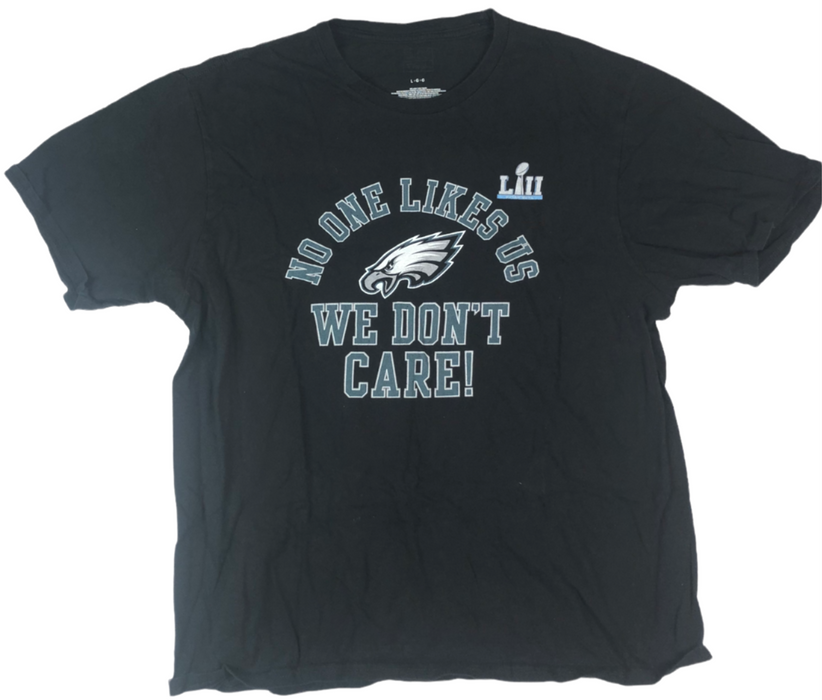 Philadelphia Eagles Fanatics Super Bowl 53 Champs T-Shirt Black Men's (Size: L)