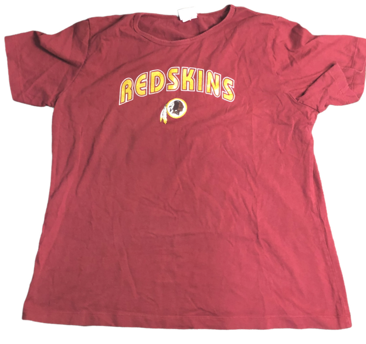 Washington Redskins NFL "For Her" Glitter T-Shirt Red Women's (Size: XL)