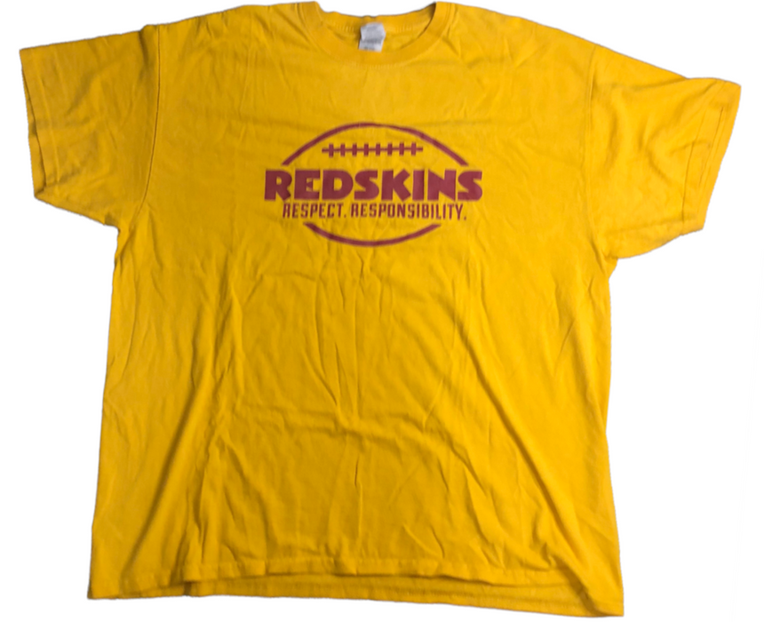 Washington Redskins "Respect & Responsibility" Camp T-Shirt Yellow Men (Sz: XL)