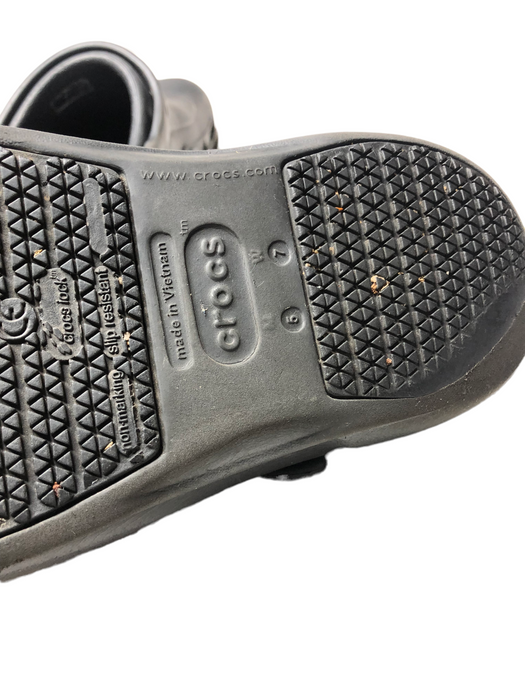 Crocs Classic All-Terrain Non-Slip Closed Toe Grey Clog Shoes Men's (Size: 5)