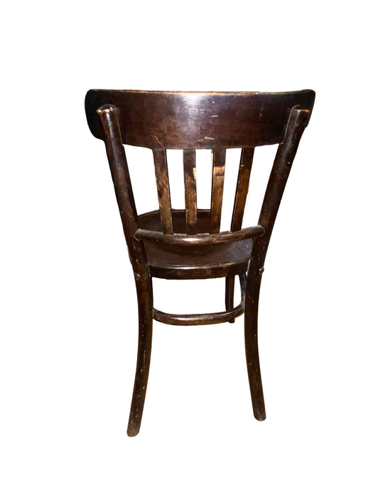 Fischel French Vintage 1930's Bentwood Saddle Back Dining Chairs (Set of 2)