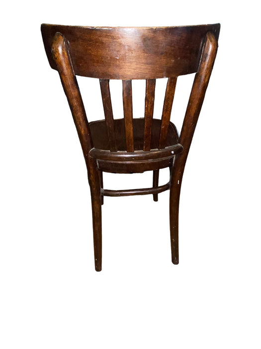 Fischel French Vintage 1930's Bentwood Saddle Back Dining Chairs (Set of 2)