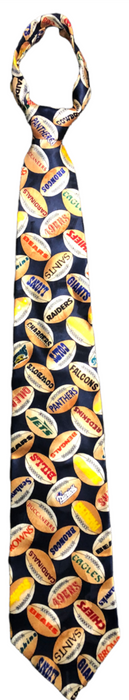 NFL Team Apparel All Teams Football Neck Tie Blue Men's (Size: 58")