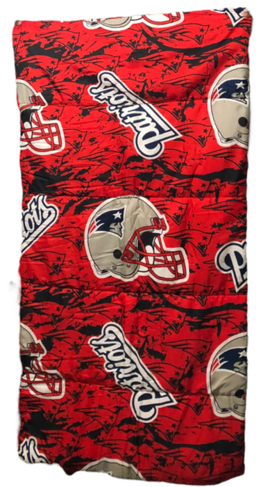 New England Patriots Camping Sleeping Bag Red