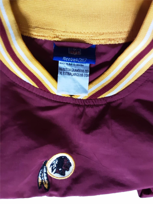 Washington Redskins NFL Reebok Youth Sideline Pullover Jacket (Size: XL 18/20)