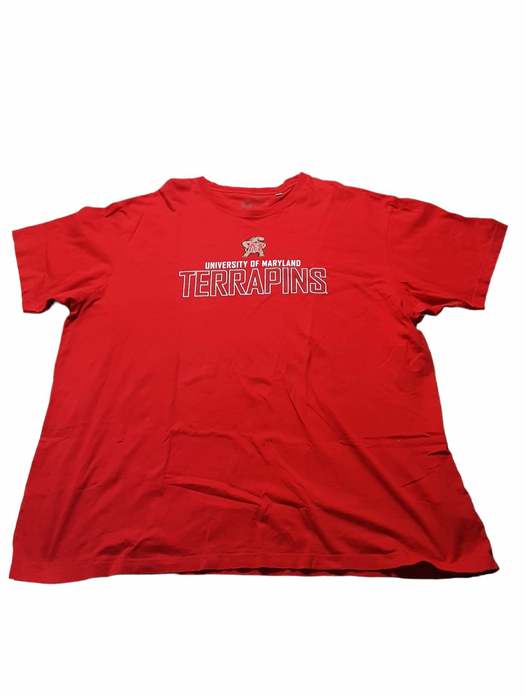 Maryland Terrapins NCAA Graphic Men's T-Shirt Red (Size: 5X)