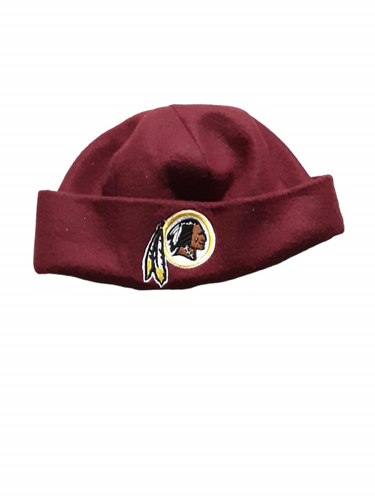 Washington Redskins NFL Hand Made Adult Fleece Beanie Hat Red (Size: Medium)