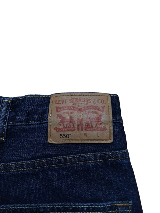 Levi's 550 Men's Loose Fit Dark Wash Jeans Blue (Big & Tall: 50 x 30)