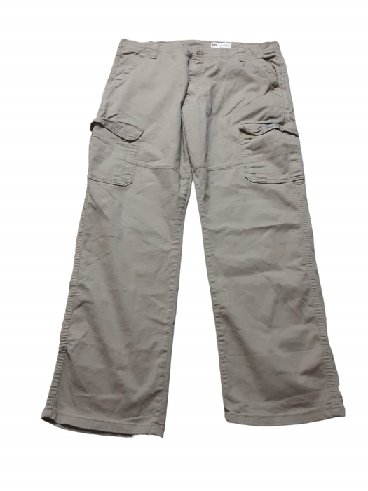 Wrangler Men's Cargo Stretch Pants Beige (Size: 38 x 32)