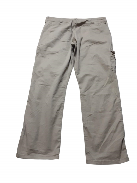 Wrangler Men's Cargo Stretch Pants Beige (Size: 38 x 32)