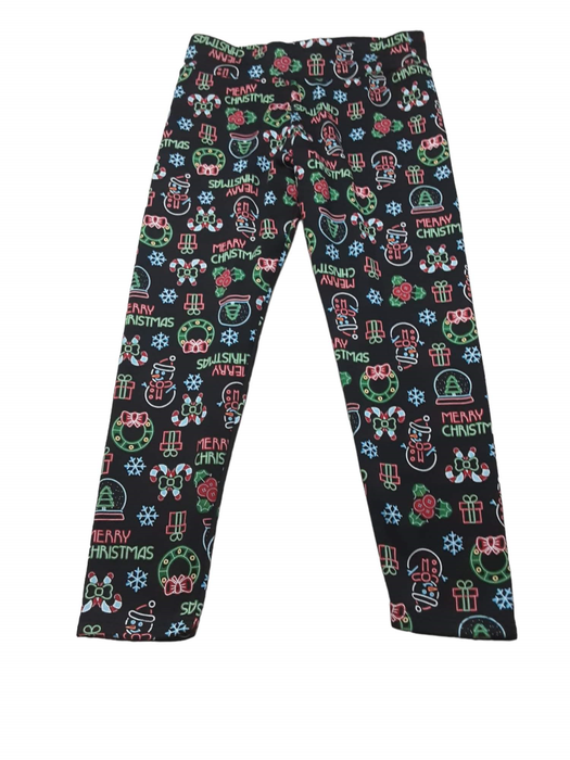 No Boundaries Women's Fitted Christmas logo Pants (Size: XX-Large)