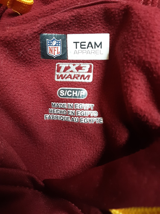 Washington Redskins NFL Team Apparel TX3 Warm Men's Hoodie Red (Size: S)