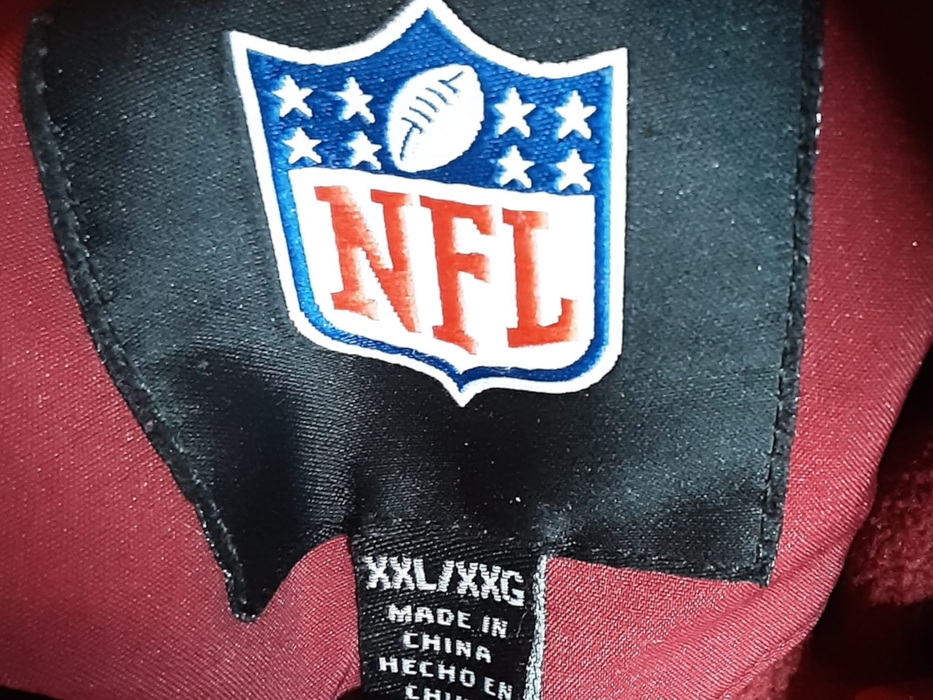 Washington Reskins NFL Team Apparel Men's Sideline Nylon Jacket Red (2XL)