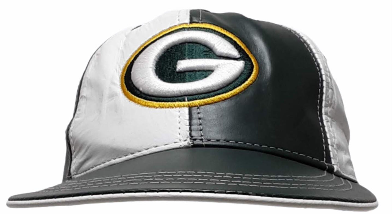 Green Bay Packers NFL Reebok Genuine Leather Hat (One Size)