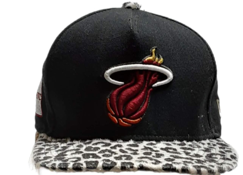 Miami Heat NBA Hardwood Classic New Era Leopard Hat (Size: M/L)