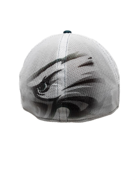 Philadelphia Eagles New Era Logo Hat White/Green (Size: L/XL)