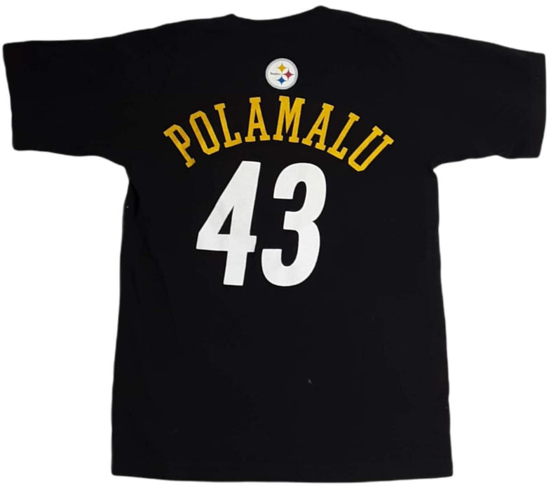 Pittsburgh Steelers NFL Reebok #43 Polamalu Super Bowl XLV T-Shirt (Size: S)