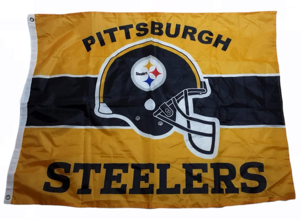 Pittsburg Steelers NFL Garden Flag Yellow/Black (46 x 34)