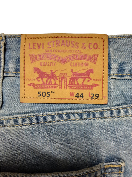 Levi's 505 Regular Fit Jeans Men's Med Wash Jeans (Size: 44 x 29) Irr.