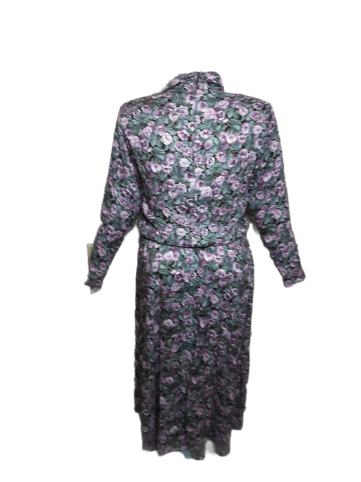 Jessica Howard Women's Floral Multicolor Long Sleeve Dress (Size: 12)