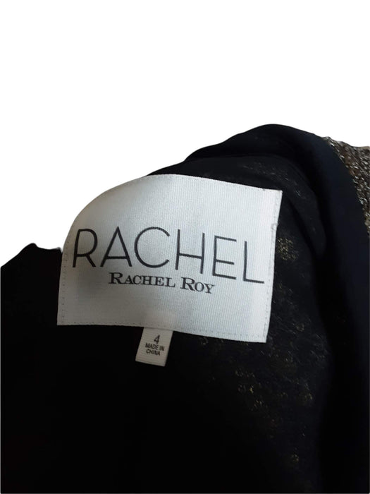 Rachel Roy Brown Sparkle Open Jacket (Size: 4)