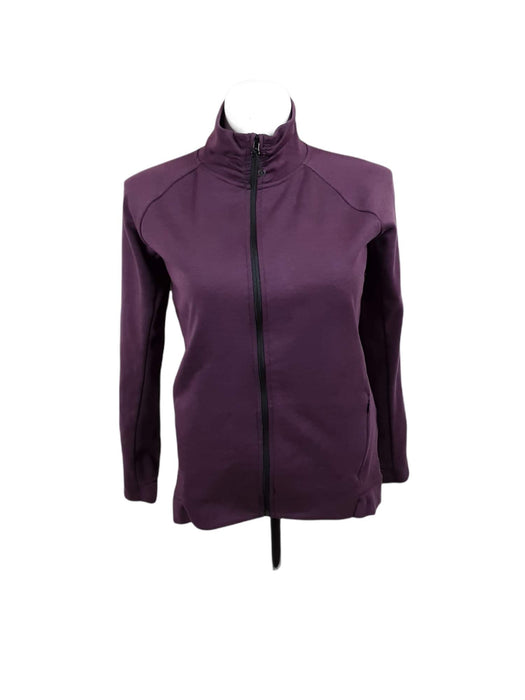 Kirkland Signature Women's Purple Long Sleeve Zip Up Jacket (Size: L)