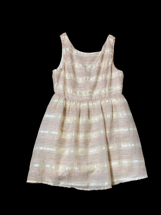 Ark & Co. Women's Sleeveless Old Fashion Dress Beige (Size: L)